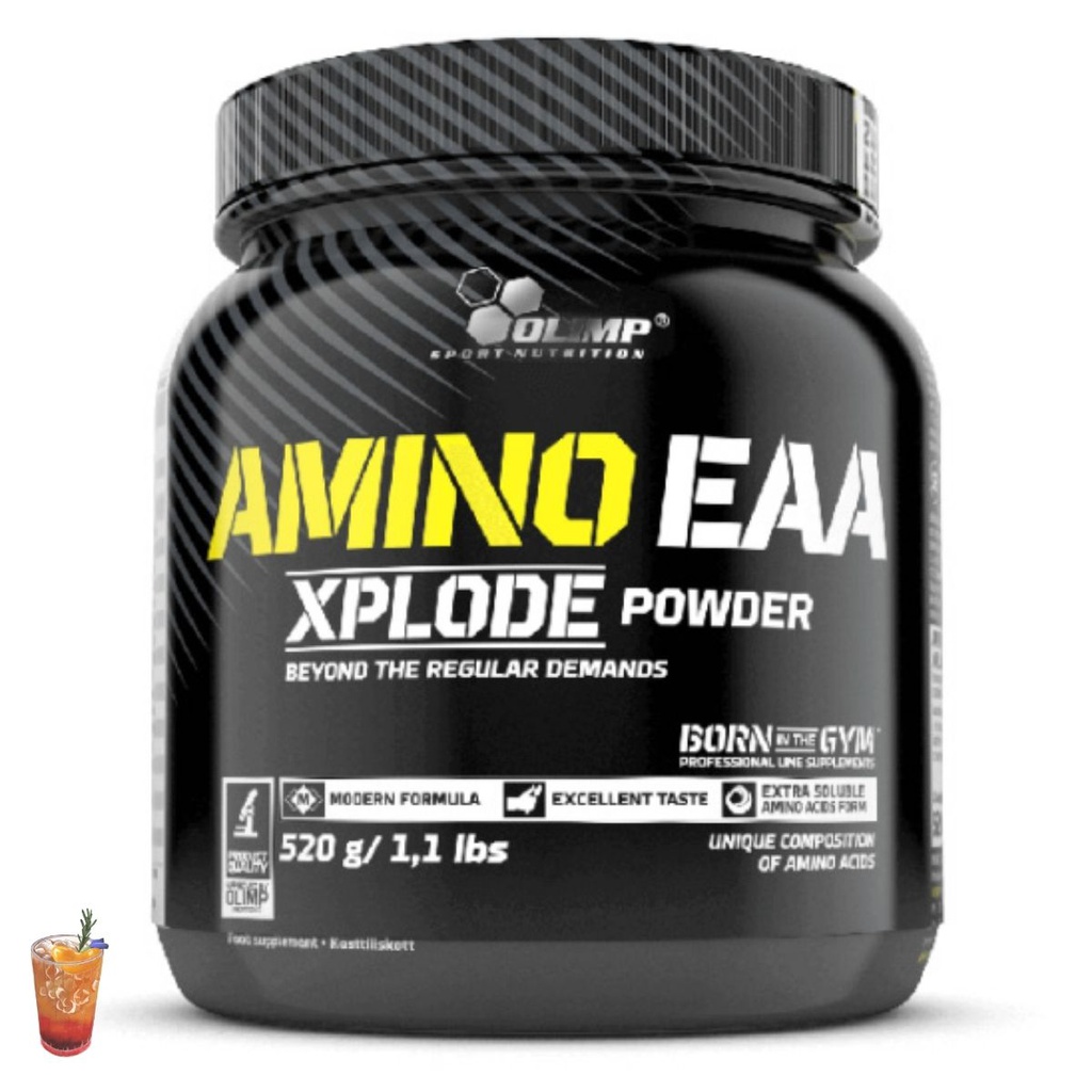 Amino EAA Xplode powder ice tea
peach 520 g