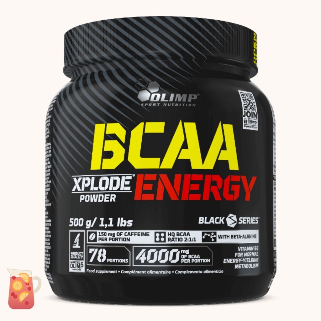 BCAA Xplode powder Energy fruit
punch 500 g