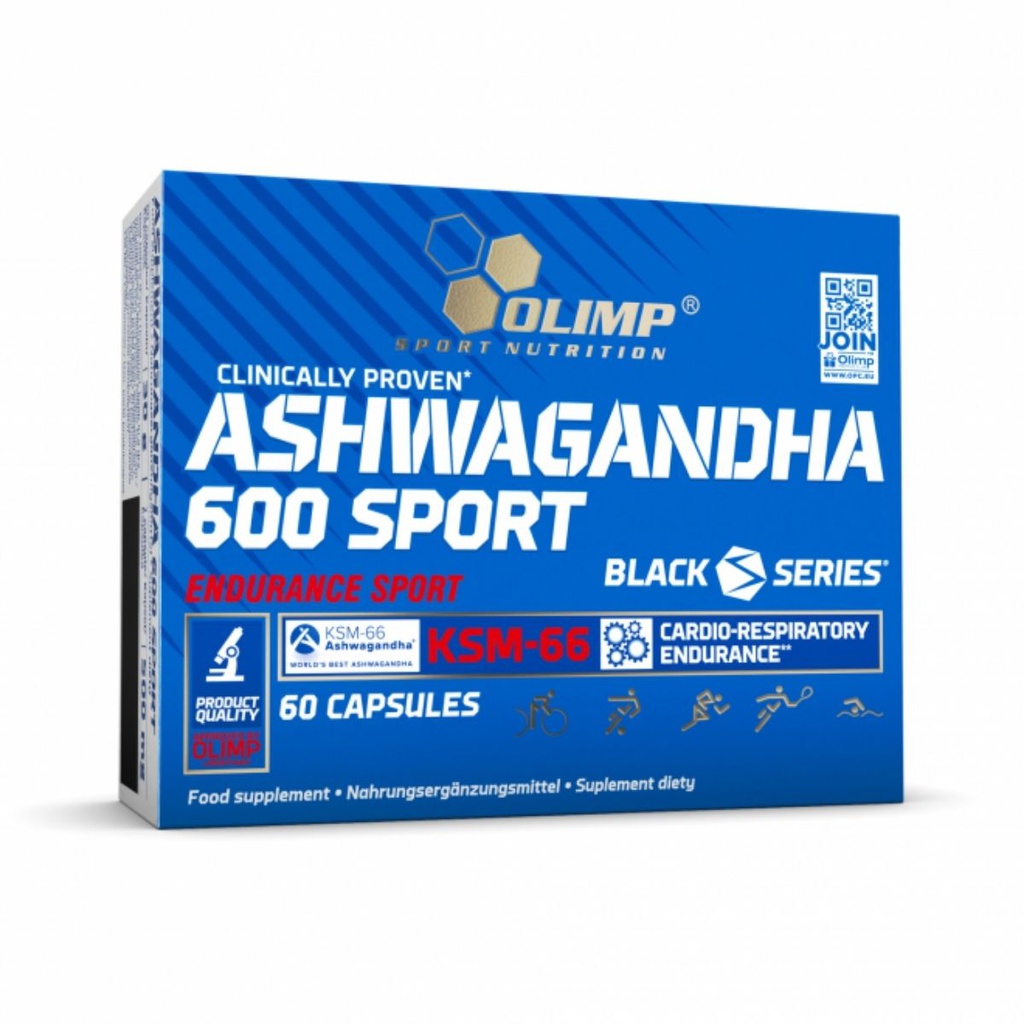 Ashwagandha 600 Sport 60 caps.