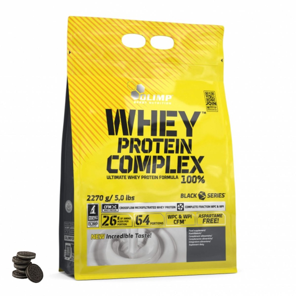 Whey Protein Complex 100%
cookies cream 2270 g